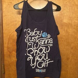 Navy Blue Dan + Shay Tank